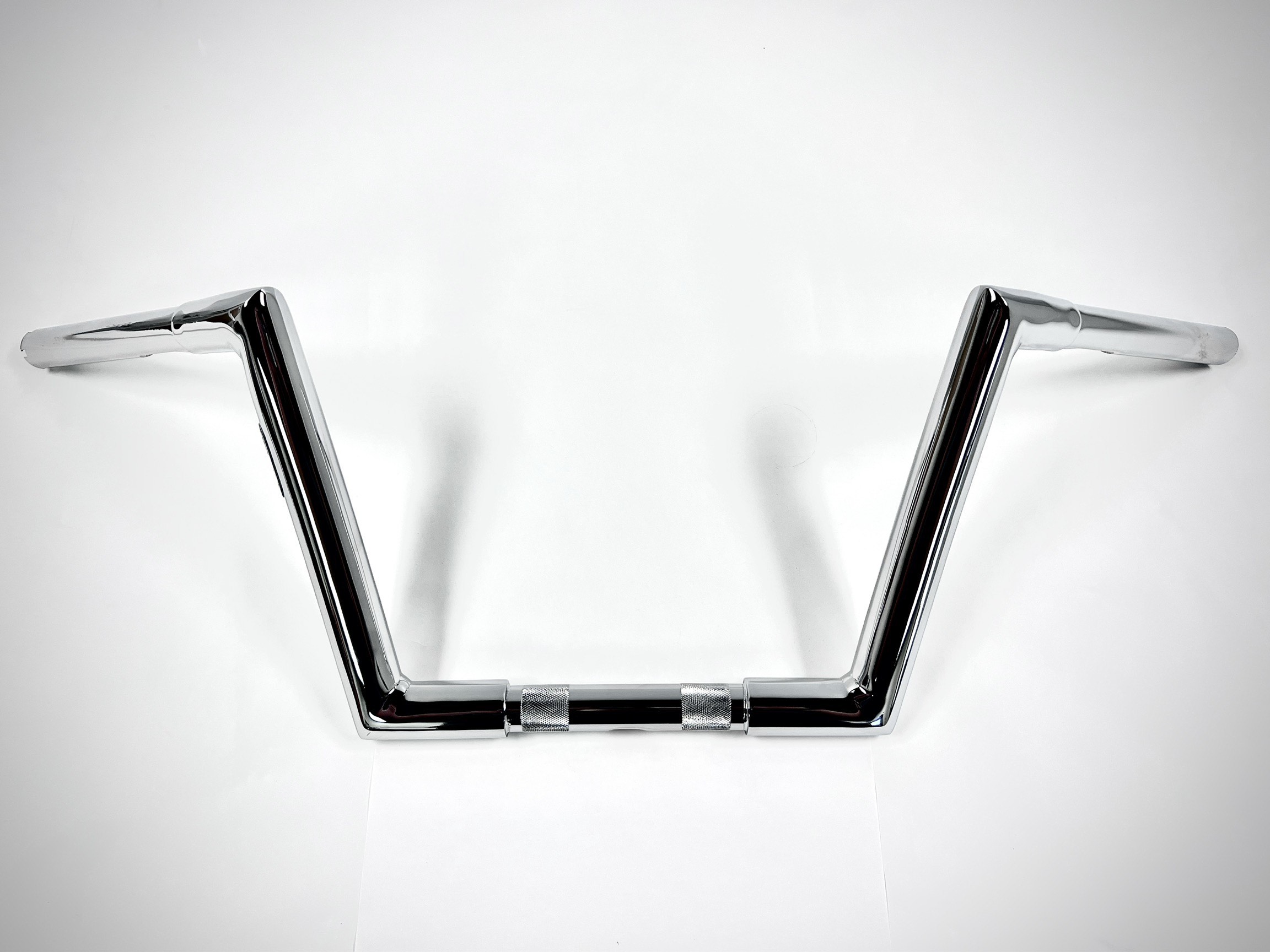 Menace Ape Meathook 14'' 1.25 Stepped Chrome Throttle By Wire - Carlini  Design